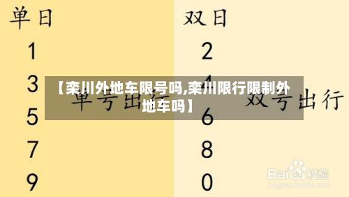 【栾川外地车限号吗,栾川限行限制外地车吗】