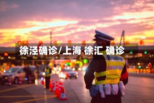 徐泾确诊/上海 徐汇 确诊