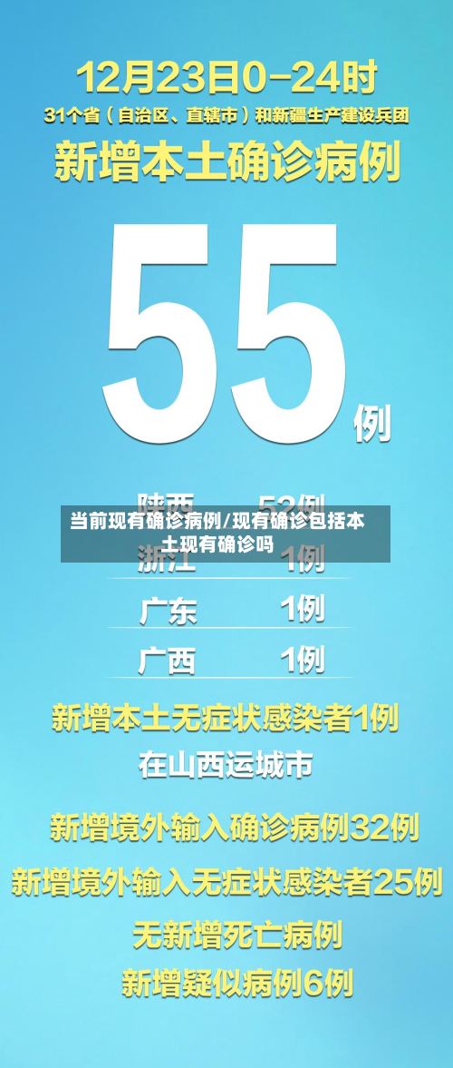 当前现有确诊病例/现有确诊包括本土现有确诊吗-第2张图片