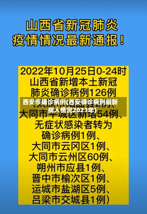 西安市确诊病例(西安确诊病例最新病人情况2021年)-第3张图片