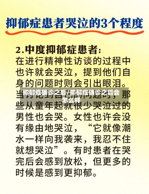 抑郁症确诊之后/抑郁症确诊之后会怎么样-第2张图片