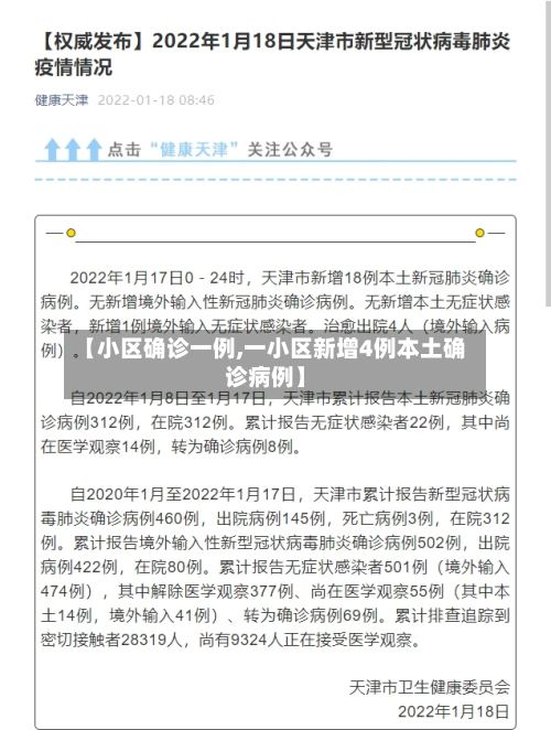 【小区确诊一例,一小区新增4例本土确诊病例】-第3张图片