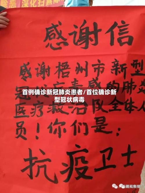 首例确诊新冠肺炎患者/首位确诊新型冠状病毒