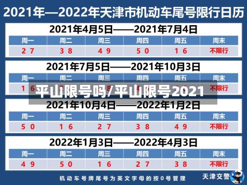 平山限号吗/平山限号2021