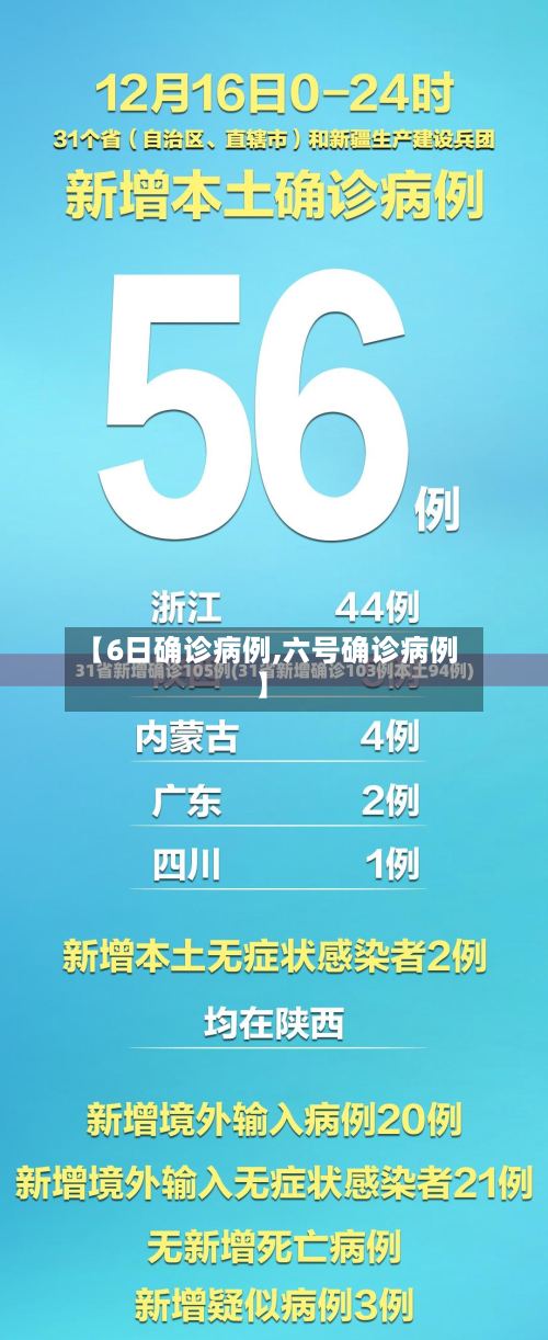 【6日确诊病例,六号确诊病例】