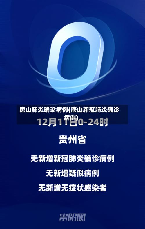 唐山肺炎确诊病例(唐山新冠肺炎确诊病例)-第2张图片