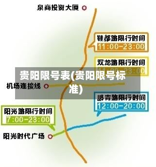 贵阳限号表(贵阳限号标准)-第2张图片