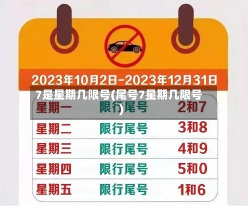 7是星期几限号(尾号7星期几限号)-第2张图片