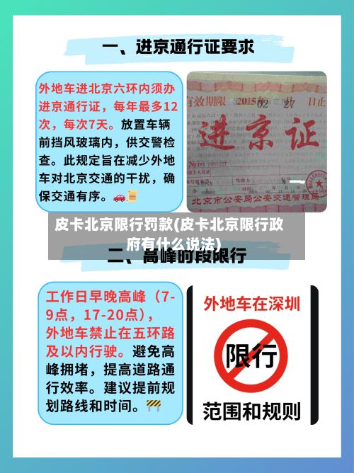 皮卡北京限行罚款(皮卡北京限行政府有什么说法)-第2张图片