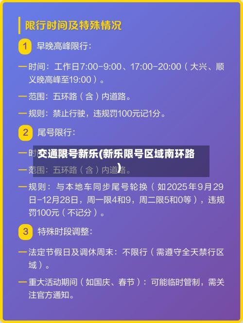 交通限号新乐(新乐限号区域南环路)-第2张图片