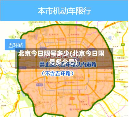 北京今日限号多少(北京今日限号多少号)-第3张图片