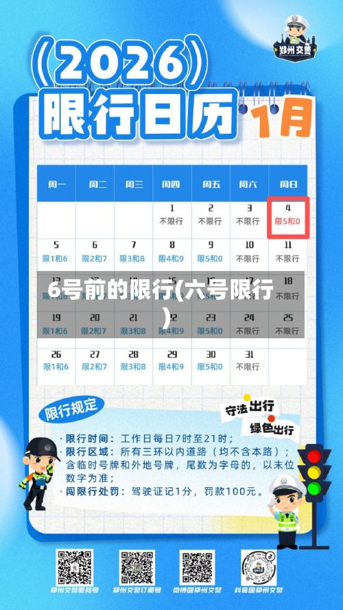 6号前的限行(六号限行)-第2张图片