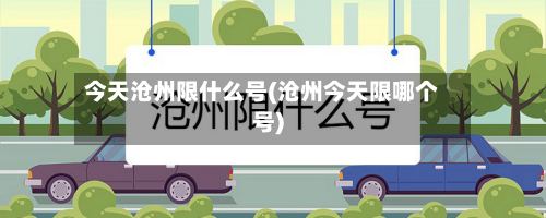 今天沧州限什么号(沧州今天限哪个号)