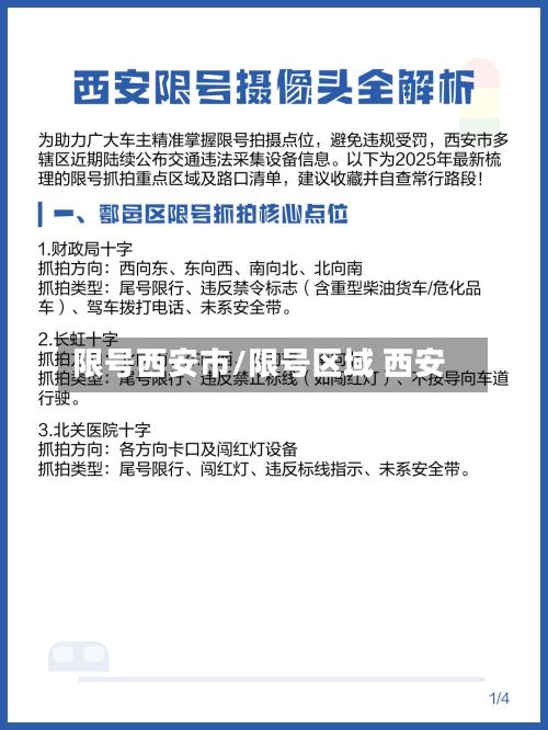 限号西安市/限号区域 西安-第3张图片