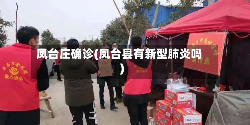 凤台庄确诊(凤台县有新型肺炎吗)