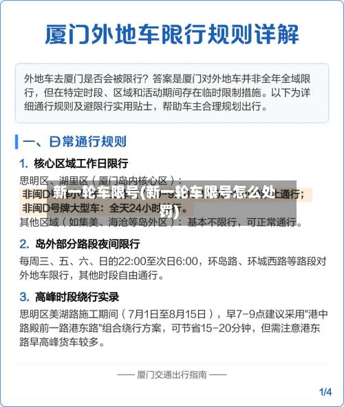 新一轮车限号(新一轮车限号怎么处罚)