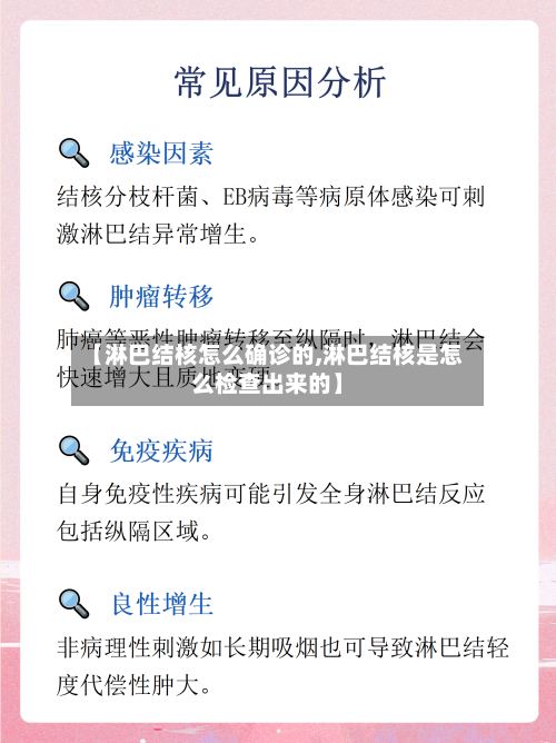 【淋巴结核怎么确诊的,淋巴结核是怎么检查出来的】-第2张图片